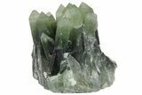 Green, Hedenbergite Included Quartz - Mongolia #163990-1
